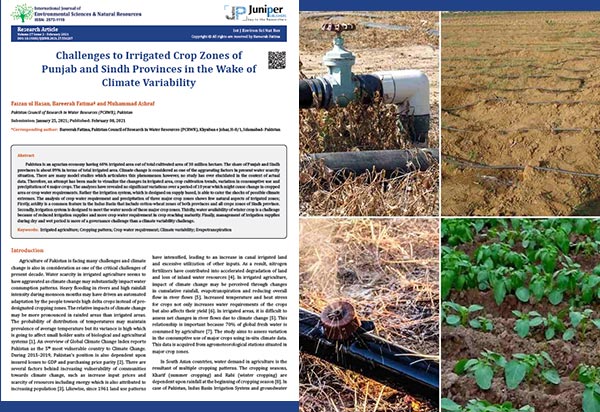 Challenges to Irrigated Crop Zones of Punjab and Sindh