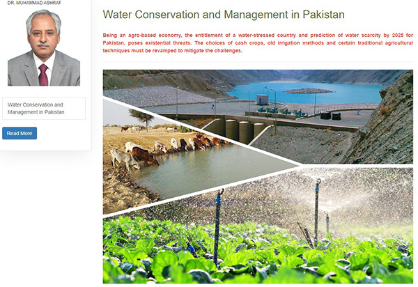 Water Conservation and Management in Pakistan