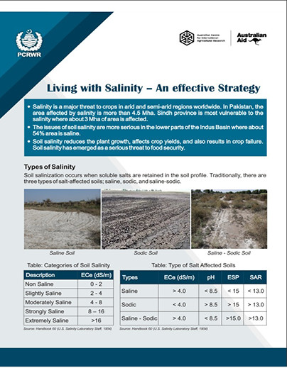 Living with Salinity - An effective Strategy